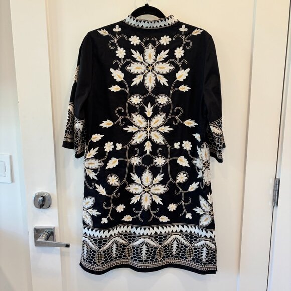 Figue Lynne Floral Embroidered Cotton Dress - Picture 8 of 9